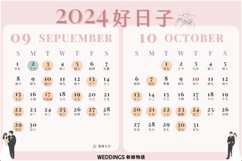 結婚日期|準新人看過來｜2024好日子懶人包！113年農民曆宜嫁 